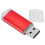 Clé USB rouge de 64 Go, boîtier transparent 15