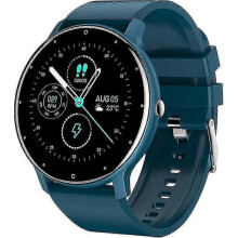 (Blue) Smt 4 Smart Watch For Women Men 2023, Ip67 Waterproof Newest Full Touch Screen Bluetooth Fitness Tracker Smart Watch Tw