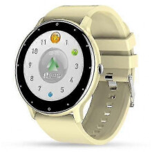 (Gold) Smt 4 Smart Watch For Women Men 2023, Ip67 Waterproof Newest Full Touch Screen Bluetooth Fitness Tracker Smart Watch Tw