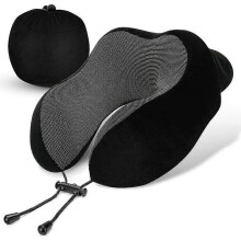 Luxsure Nackenkissen,memory Foam Nackenhrnchen,ergonomisch Gestaltetes Reisekissen,mit Sttzfunktion Nackenkissen Reise- Ideal Fr Reisen, Bro Und Zuhau