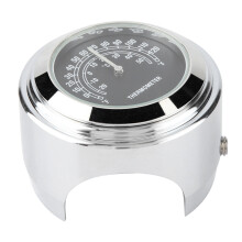 Thermomètre de guidon 22-25 mm 1 pièce 4,4 x 3,1 cm Chrome