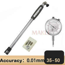 (35-50mm no box) 18-35mm 35-50mm 50-160mm/0.01mm Dial Bore Gauge Center Ring Dial Indicator Micrometer Gauges Measuring Tools Tw