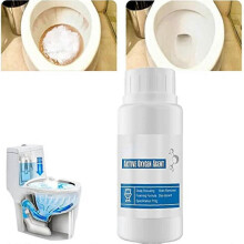 (110g) Toilet Active Oxygen Agent Cleaner Foam Powder, Powerful Pipe Dredging Tw