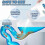(110g) Toilet Active Oxygen Agent Cleaner Foam Powder, Powerful Pipe Dredging Tw 5