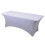 (183*76*76cm, white) 4/6ft Rectangular Stretch Tablecloth Spandex Tight Fit Table Cover Dj Tradeshows Tw 1