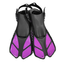 Adjustable Snorkeling Fins Short Swim Flippers Open Heel Swimming Fin for Snorkeling and Swimming Activities