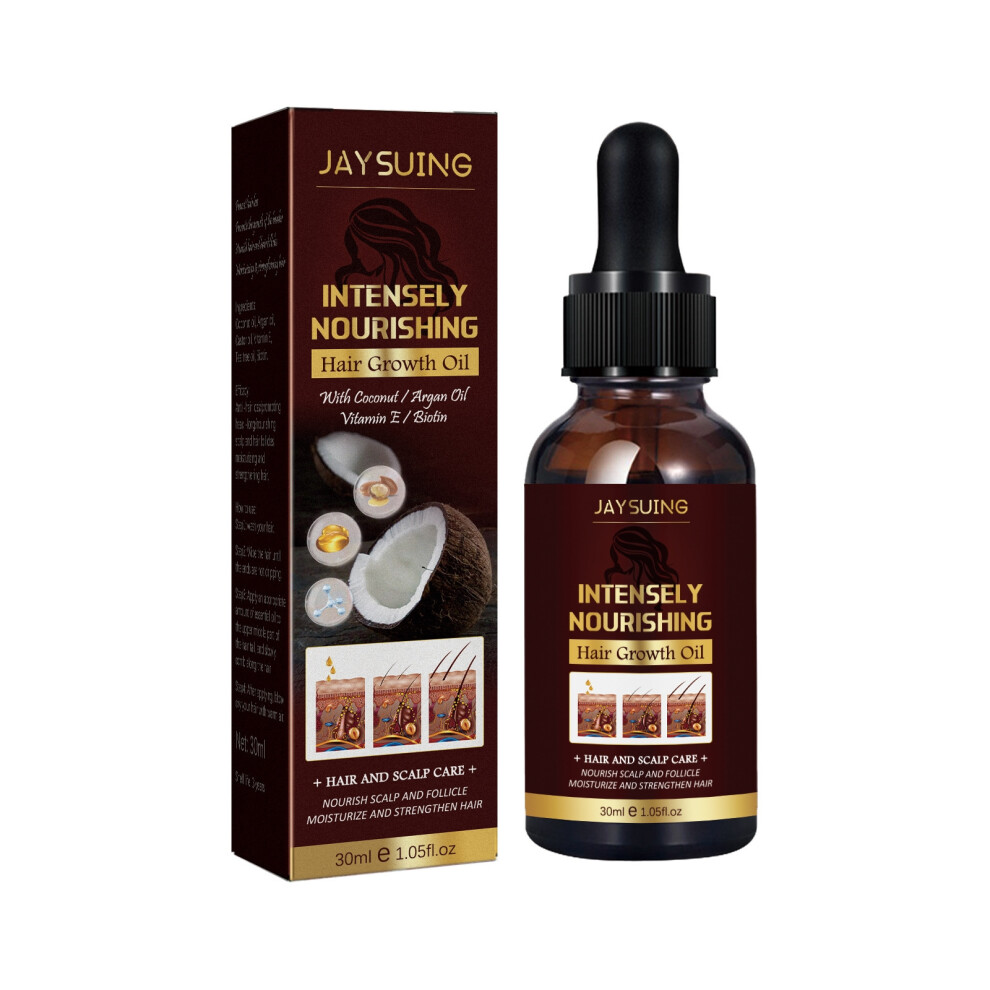 Coconut Hair Oil - Nourishing Essential Oil for Hair Growth & Scalp Care, 30ml