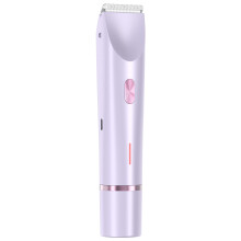 Elektriska rakapparater för kvinnor 2-i-1 Dual Head Smärtfri Bikinitrimmar Wet Dry