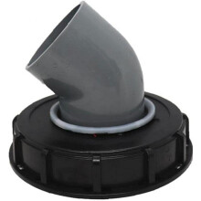 Huvfilter 163 mm 45 grader plast Ton Ton Lock regnvattenslangskydd