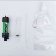 Huvfilter Mini vattenfiltersystem Bärbara visselpipor för överlevnadsvattenrening