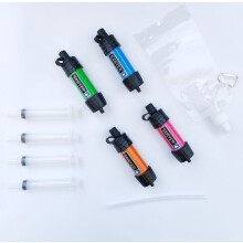 Huvfilter Mini vattenfiltersystem Bärbara visselpipor för överlevnadsvattenrening