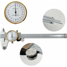 Motorhuvsfilter mätklocka fästen 0-150 mm, högprecision rostfritt stål, slagtålig