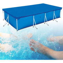 Poolskydd, rektangulärt poolskydd, runt poolskydd