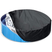 Runt poolskydd, 210D Oxford-tyg, poolskydd, tubformad poolbubbla