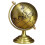 (Bronze) Globe Decor Vintage Style Smooth Texture Widely Applied Brass Sphere Globe Iron Display For Study Room Tw 1