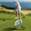 Golf Chipping Practice Net Folding Golf Training Net Sport Golf Cages Net With Turf Golf Training Net 4