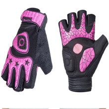 (L) Half Finger Gloves Motorcycle Bicycle Riding Cycling