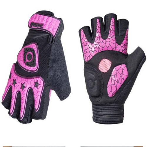 (L) Half Finger Gloves Motorcycle Bicycle Riding Cycling