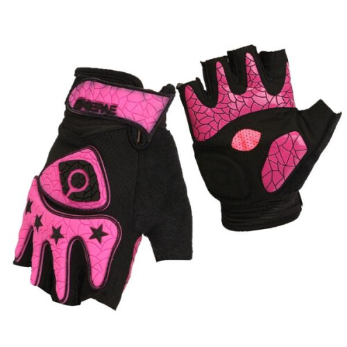 (L) Half Finger Gloves Motorcycle Bicycle Riding Cycling 2