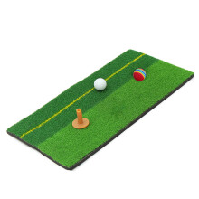 (2: 30 x 60 x 2cm/ 11.81 x 23.62 x 0.79inch;) Golf Putting Training Mats Nylon Turf Chipping Driving Practice Mat Indoor