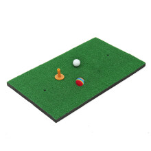 (1: 40 x 70 x 3cm/ 15.75 x 27.56 x 1.1inch) Golf Putting Training Mats Nylon Turf Chipping Driving Practice Mat Indoor
