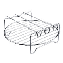 6pcs 9 Inch Non-stick Air Fryer Accessories Set Cake Pizza BBQ Roast Baking Tools For 5.3-6.8QT Air Fryer