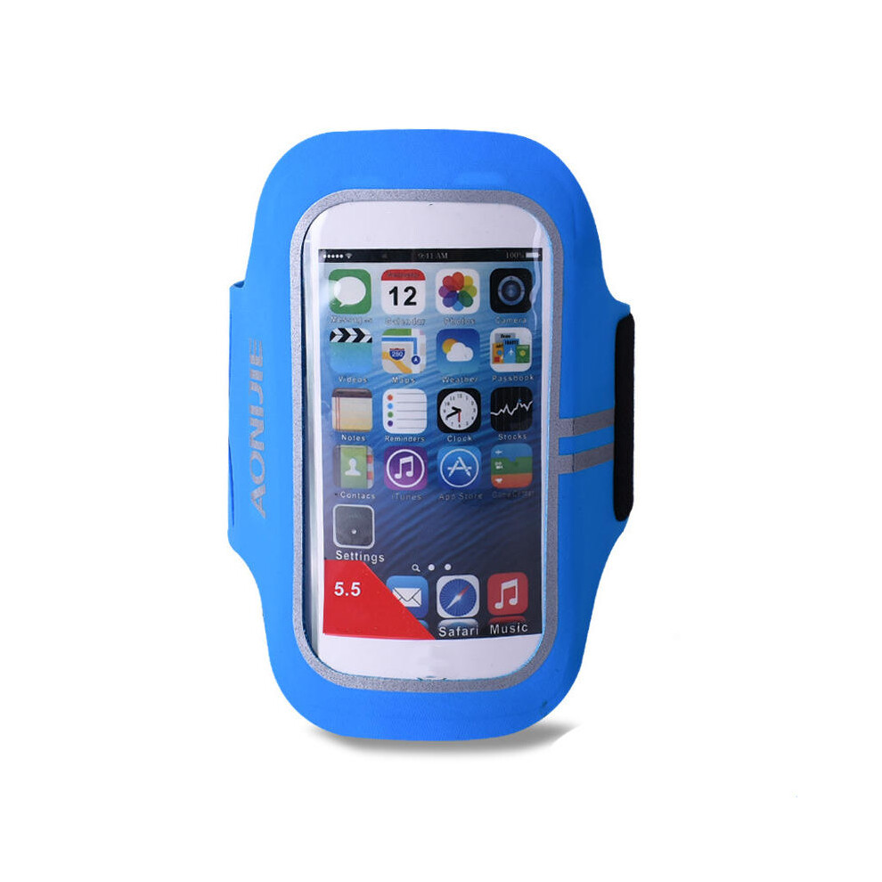(, S) Bicycle Sports Armbands Touch Screen Waterproof For Samsung Iphone Huawei Adjustable Armband Blue 6112212735282