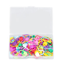 100pcs Stitch Markers Box Packaging Colorful