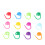 100pcs Stitch Markers Box Packaging Colorful 10