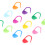 100pcs Stitch Markers Box Packaging Colorful 15