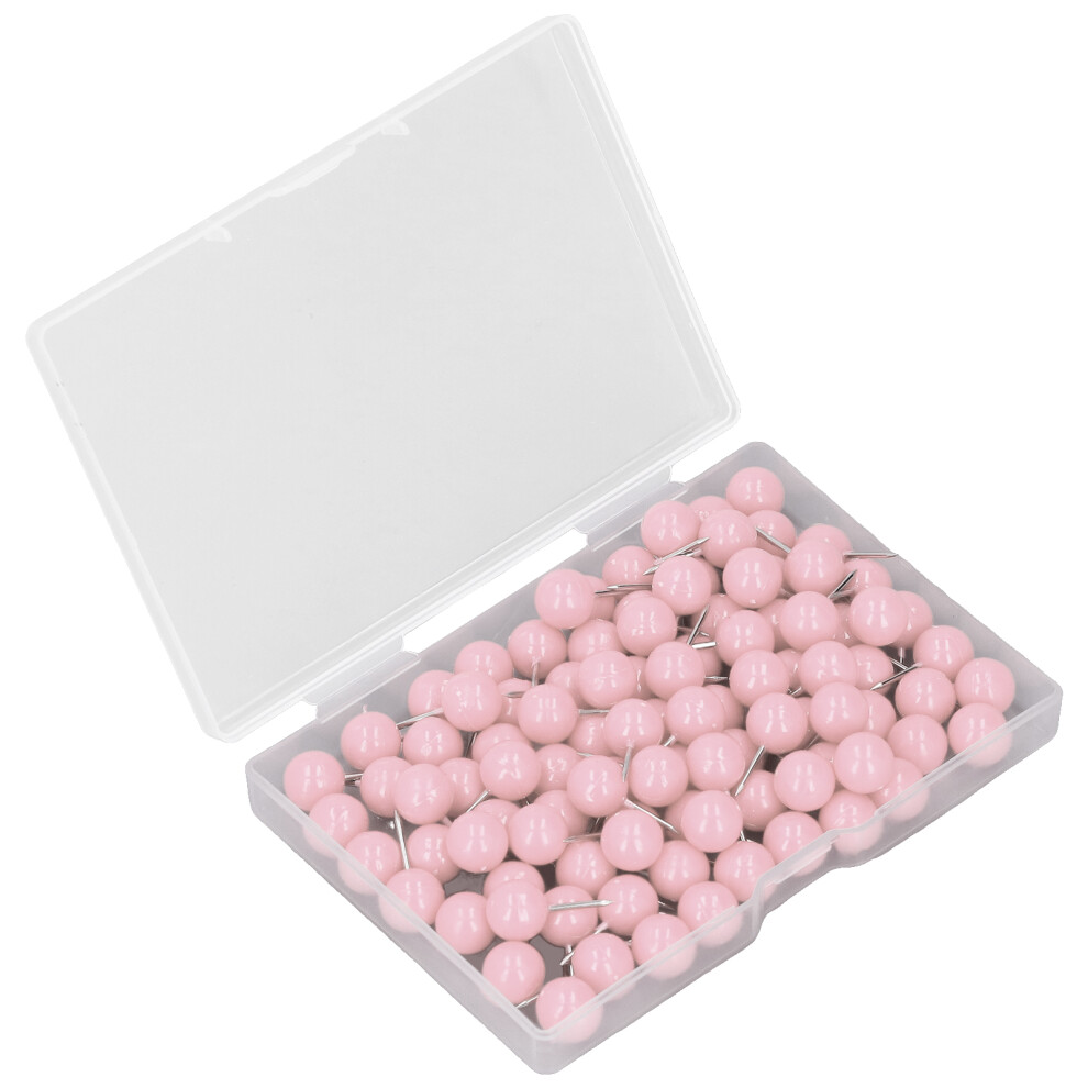 100Pcs Push Pins Map Tacks Steel Plastic 8195014750583