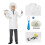 (S) Children's Physicist Scientist Professional Costumes Tw 2