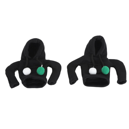 Handlebar Decorative Knob Cover Hoodie Shaped 1