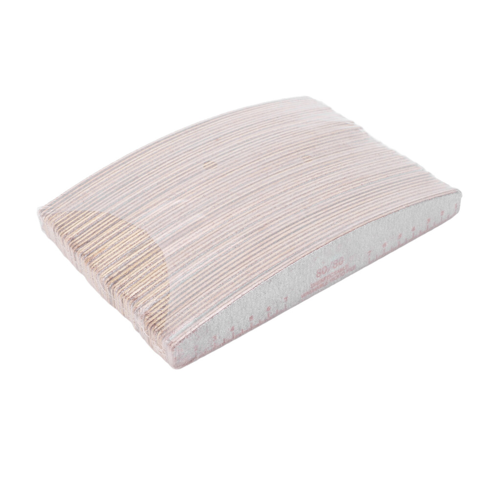 50 Pcs 80/80 Grit Nail Files Coarse Nail Filers