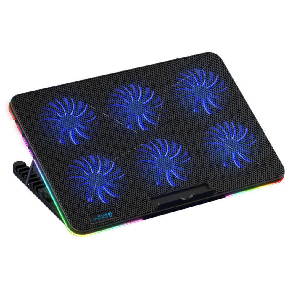 Photos - Other for Computer GreenZech  Laptop Cooling Pads with RGB Lighting 6 Fans Mobile Phone Holder for Up to 17 inches Laptop (colorful version)