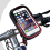 (Black Blue) Rainproof Bike Handlebar Touchscreen Phone Bag Case 8