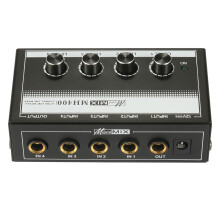 MH400 4 canaux mini-mélangeur audio noir 46,5  57,2  103,6 mm