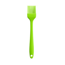 Silicone BBQ Oil Brush with Hanging Hole, Small Kitchen Grill Brush, Green Pastry Brush, Health and Safety Design