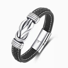 (no-card) To My Son/grandson Bracelet With Crads, Men's Bracelet, Son/grandson Inspirational Birthday Gift For Men Tw