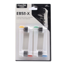 (EB58-X 8 ST (2 PACK)) 8 ST EB50-X/EB58-X/EB52-X Dupont mjuka elektriska tandborsthuvuden Oral B