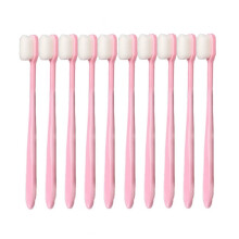 (PT-rosa 10 st) Ultrafin mjuk tandborste Million Nano Bristle Vuxen tandborste