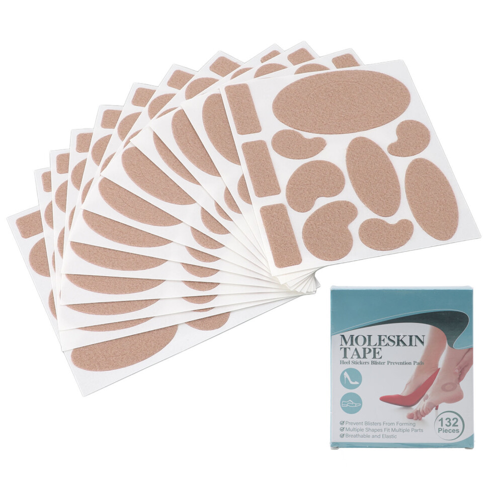 132pcs Foot Protector Stickers Shock Absorption