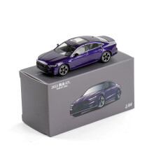 (Purple) JKM 1:64 AUDI A7 2022 Alloy Car Diecast & Toy Vehicles Car Model Miniature Size