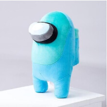 (blue) 20 cm Among Us Plush Soft Stuffed Toy Puppet Show