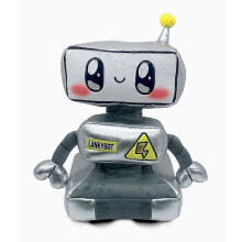 (Robot) Plush toy Lanky Box Led Anime character stuffed toy cuddly friends sleeping pillow multicolored