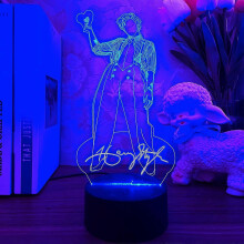 Harry Edward Styles 3D Singer Idol Night Light Harry Styles Lamp Gift for Fans Bedroom Decor Light L