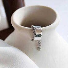 (M66825) One Piece Bohemian Chain Non-piercing Ear Clip Earrings For Women Men Simple Fake Cartilage Ear Cuff Jewelry Clip D'oreille Tw
