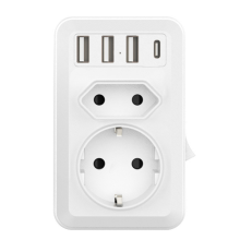 Adapter mit USB-C-Anschluss Steckdose