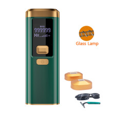 Flash Laser Epilator for Women, IPL Hair Removal, LED, Permanently Replaceable, Green Glass Tube