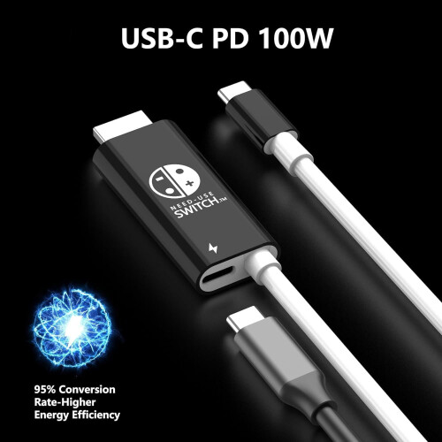 Switch Dock USB C auf 4K HDMI Konvertierungskabel Switch-Zubehör 2
